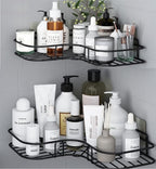 Multipurpose Kitchen Bathroom Corner Shelf Wall Mount Storage Rack (CL-27)