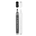 Medium Black And White Acrylic Paint Marker Pens