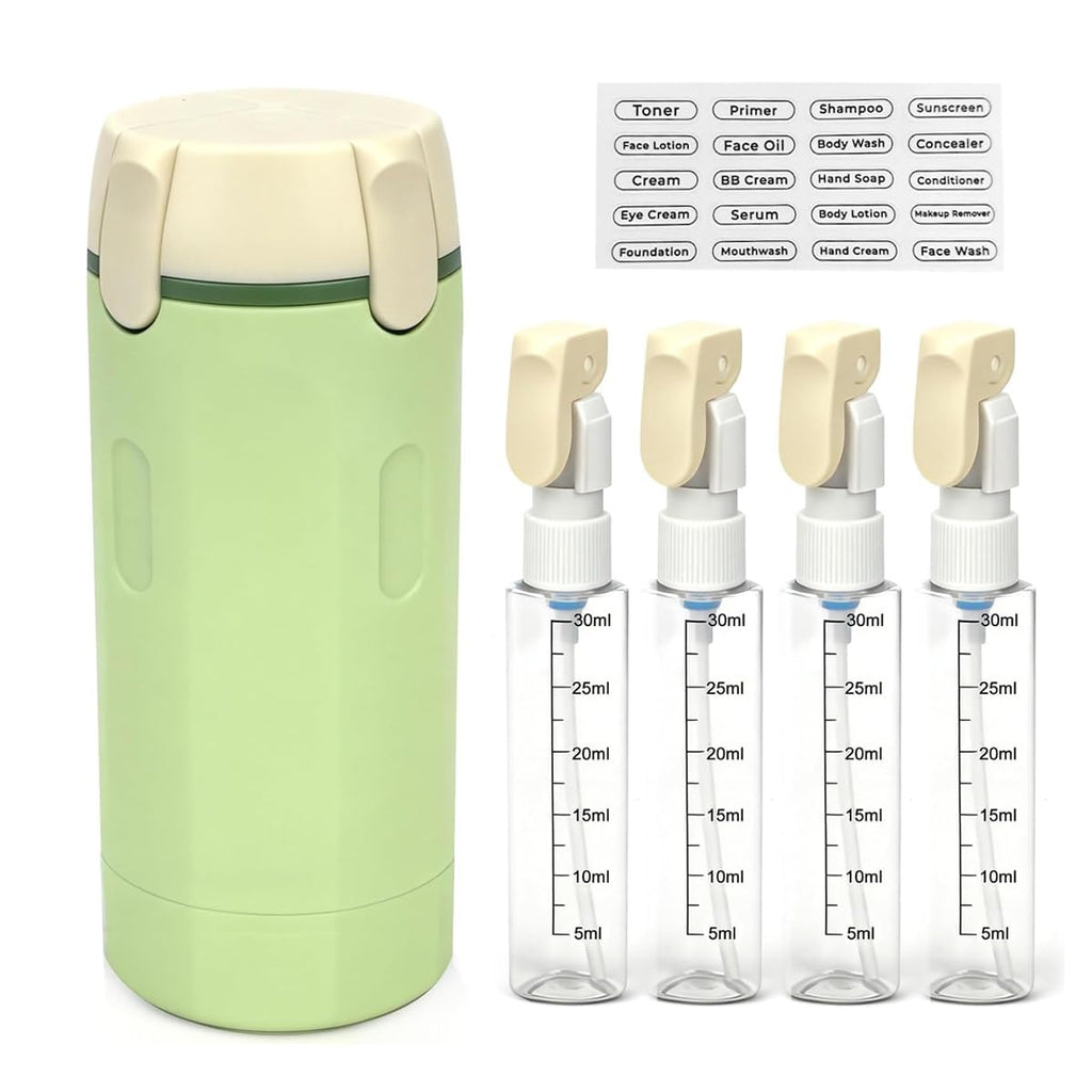 4 in 1 Travel Cosmetics Bottle Kit -(CL-58)