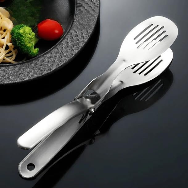Multi-Purpose Stainless Steel Food Tong Clip