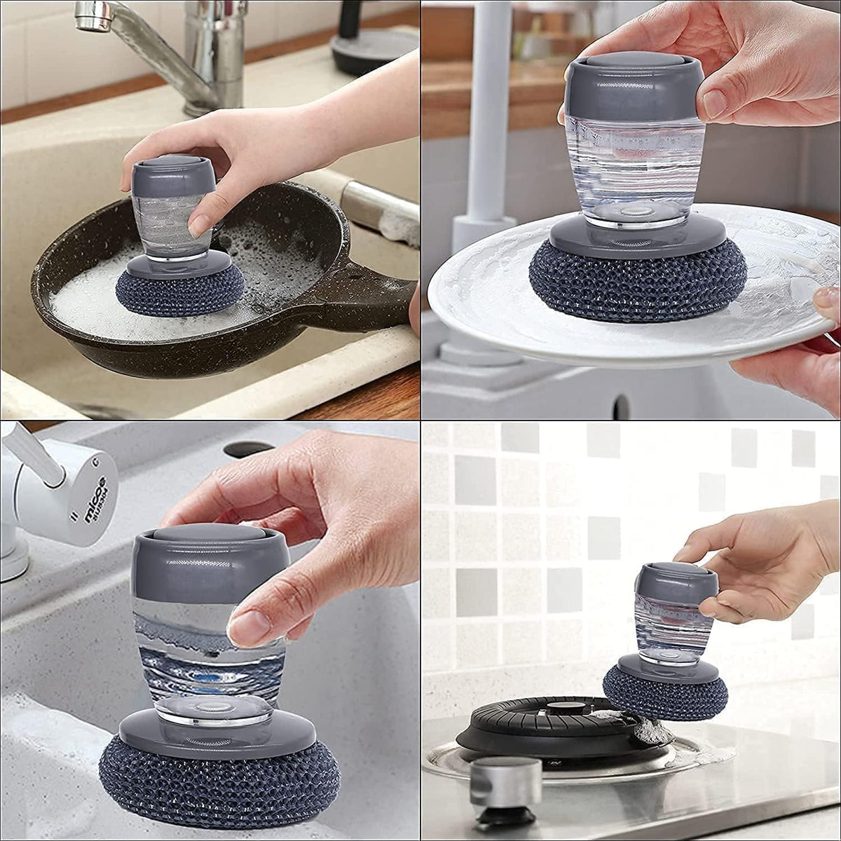Tar Brush Dish Cleaning Brush (CL-93)