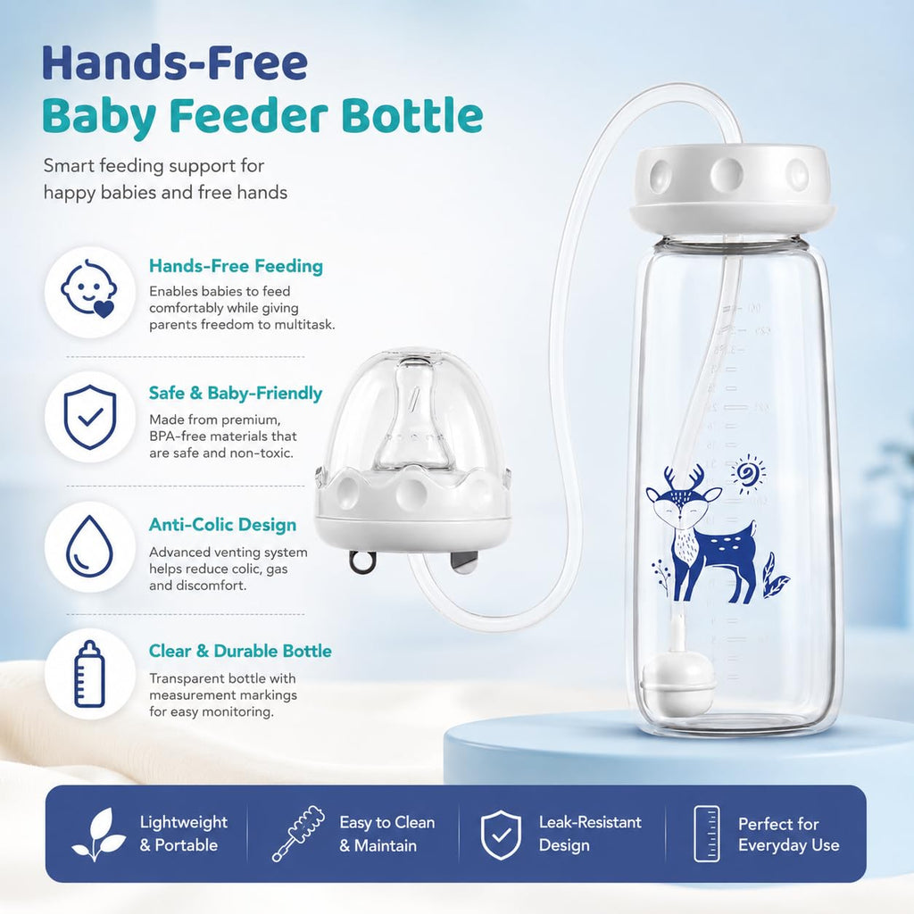 Baby Feeding Bottle with Weighted Straw (CL-110)