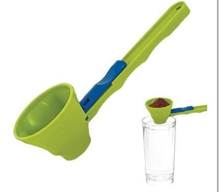 2 in 1 sliding spoon funnel
