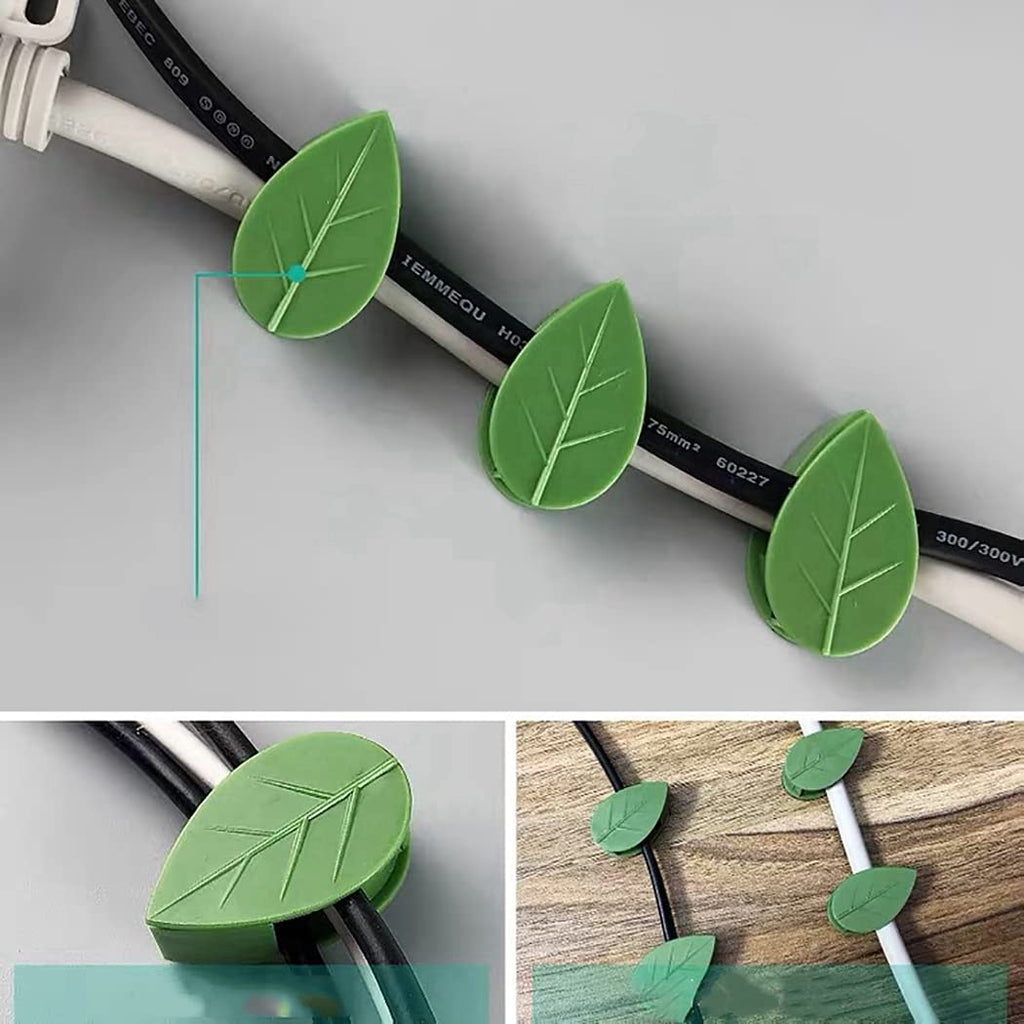 Wall Climbing Clip Plant Leaf Shaped-Pack of 10 (CL-99)
