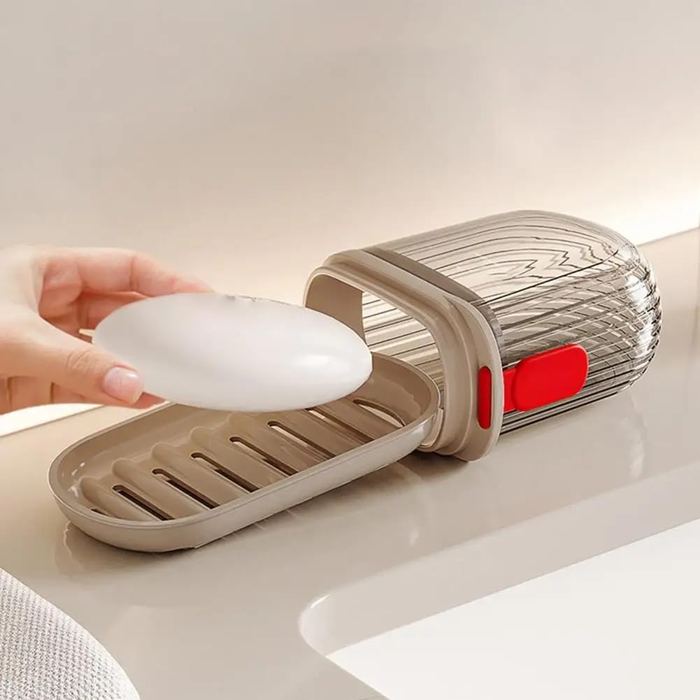 Waterproof Portable Soap Dish Box-pack of 2(CL-57)