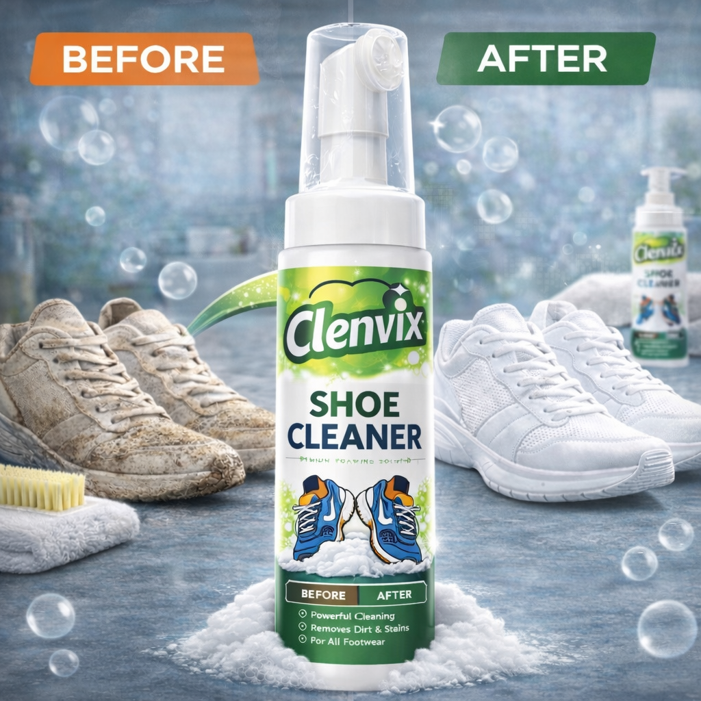 Clenvix Sneaker Cleaner – Instantly Clean & Restore Your Shoes