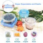 Pack Of 6 Silicone Reuseable Stretch Lids Cover (CL-55)