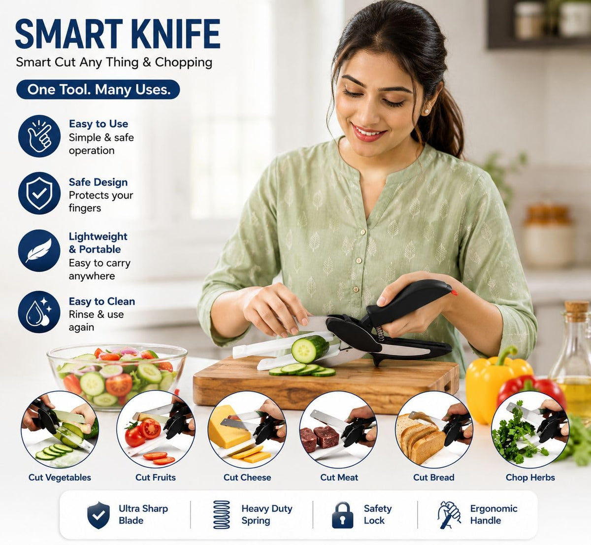 2in1 Smart Cutter Knife (CL-82)