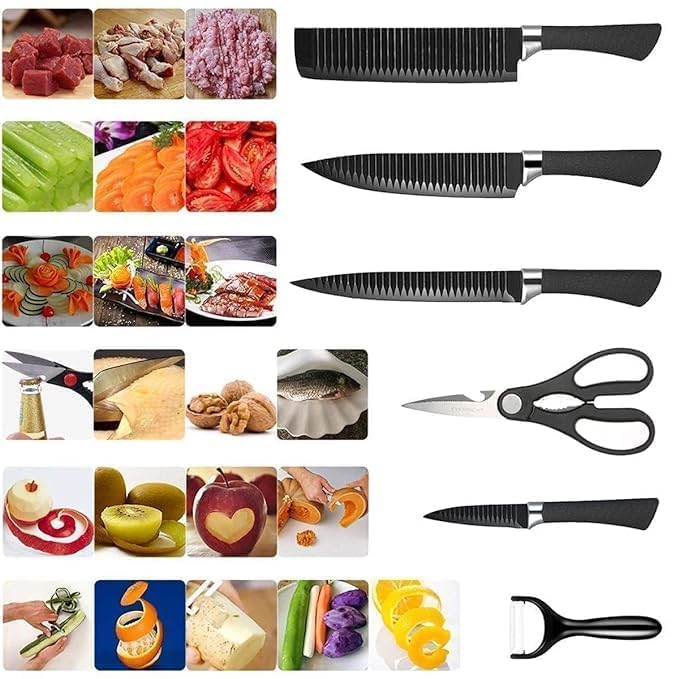 Kitchen Knife Non Stick Set 6 pcs (CL-68)