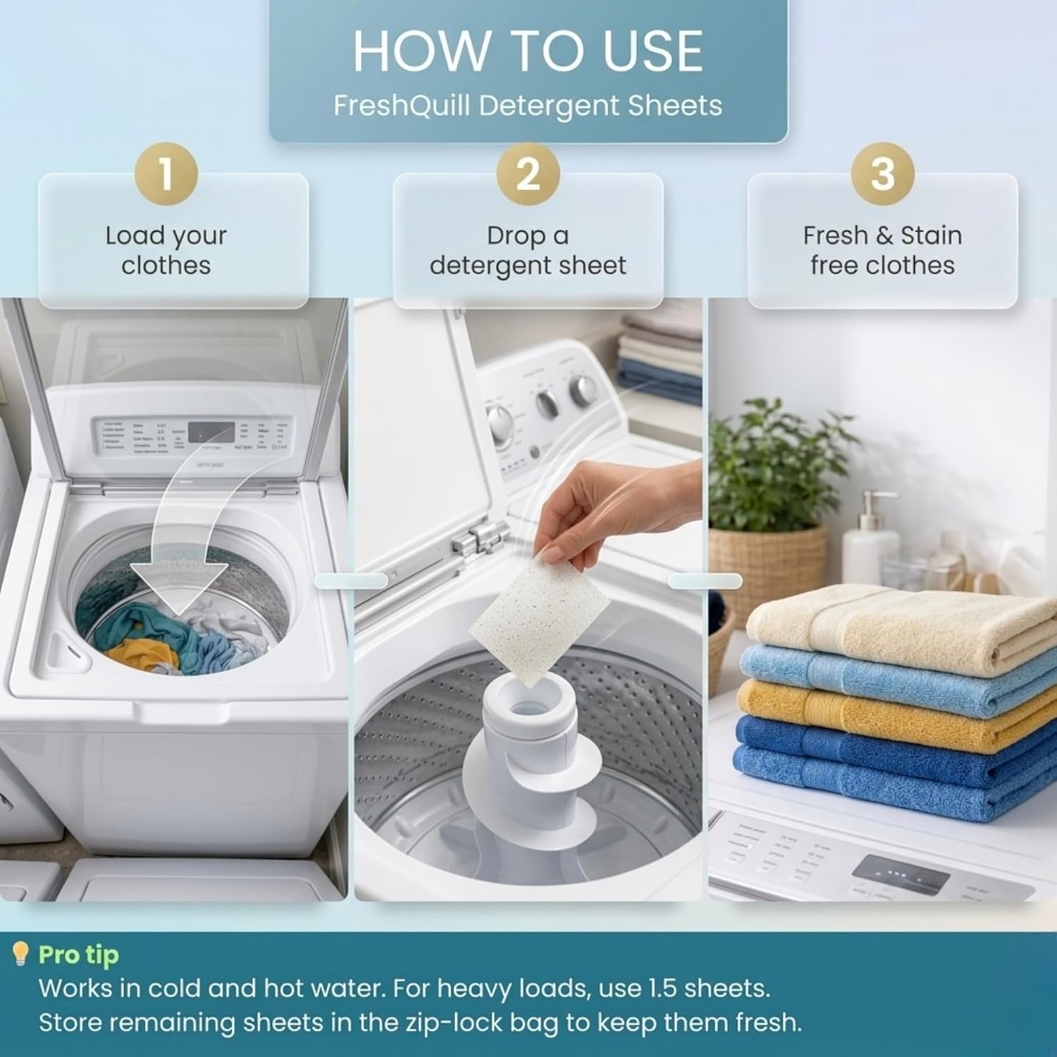 Laundry Detergent Sheets