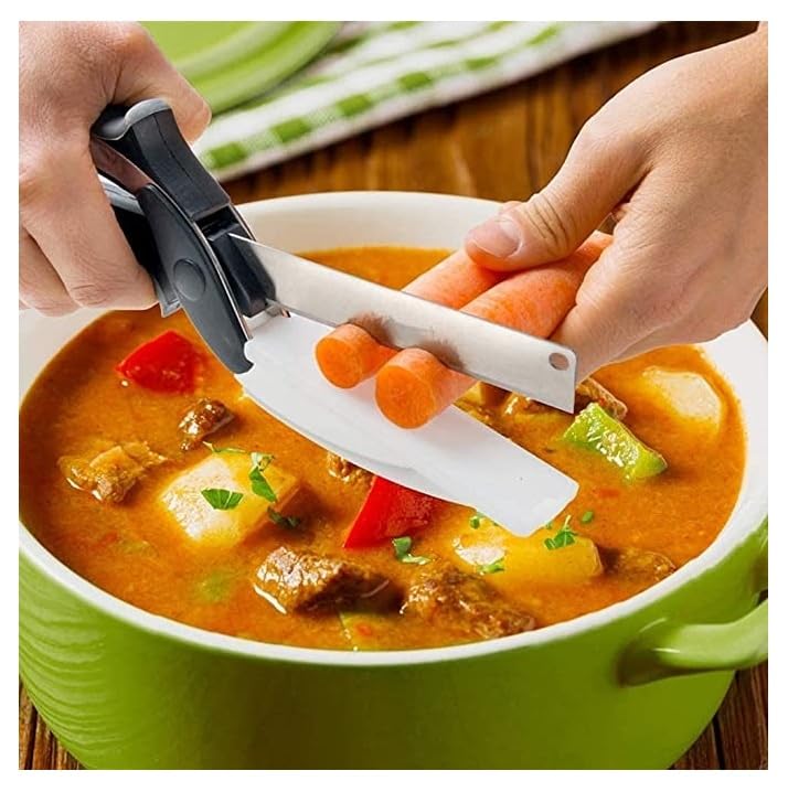 2 in 1 Stainless Steel Smart Clever Cutter