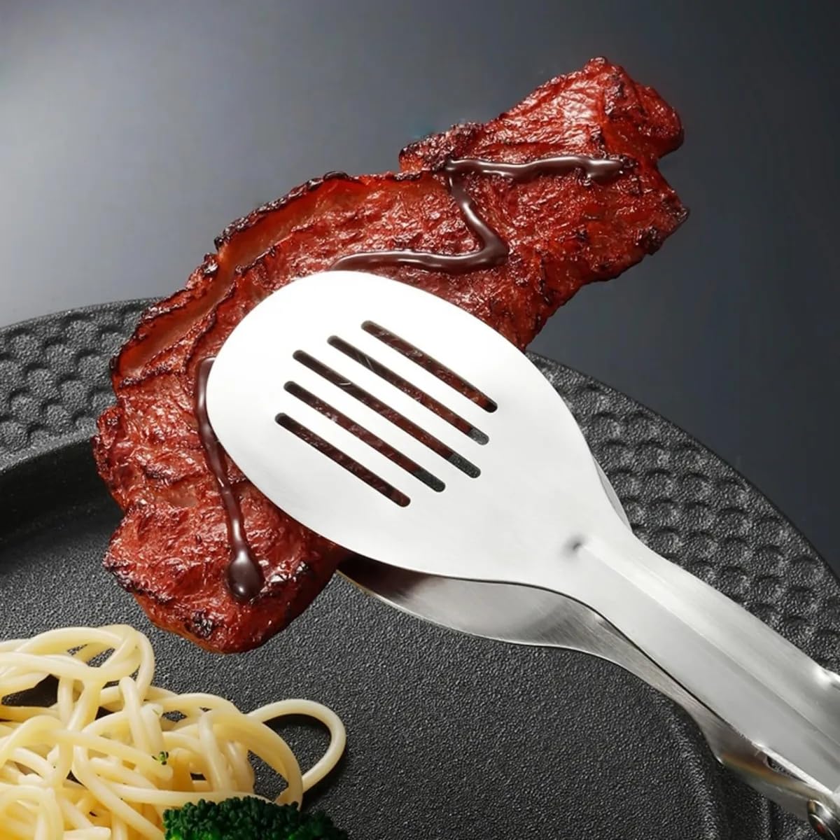 Multi-Purpose Stainless Steel Food Tong Clip