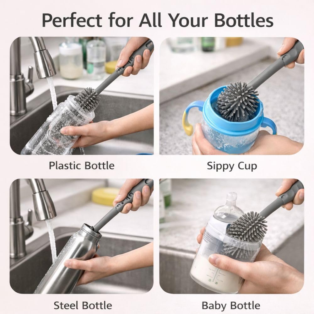 Silicone Bottle Cleaning Brush (CL-59)