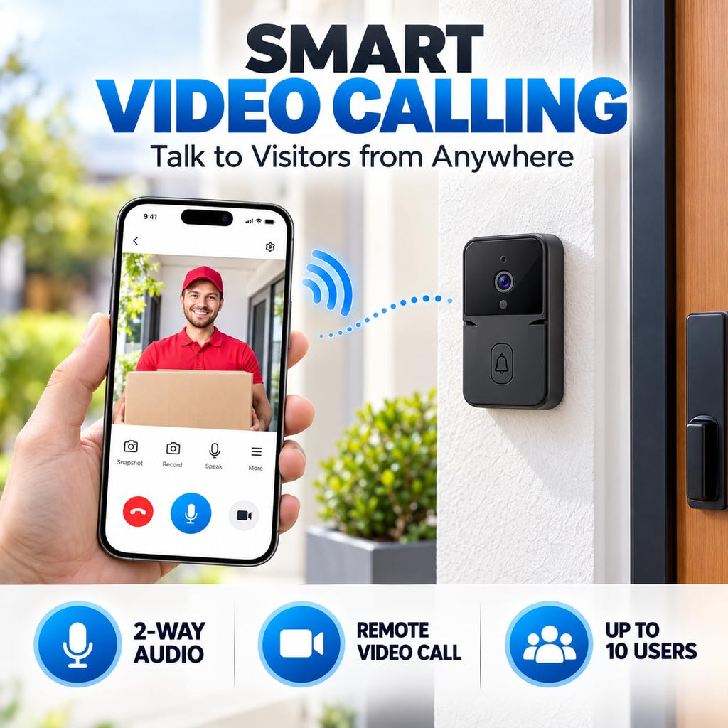Wireless Video Doorbell Camera with WiFi (CL-112)