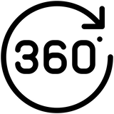 360° Rotating Head