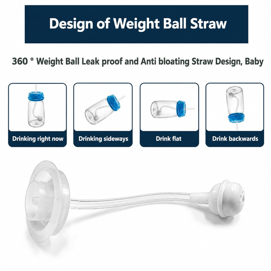 Baby Feeding Bottle with Weighted Straw (CL-110)