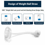 Baby Feeding Bottle with Weighted Straw (CL-110)