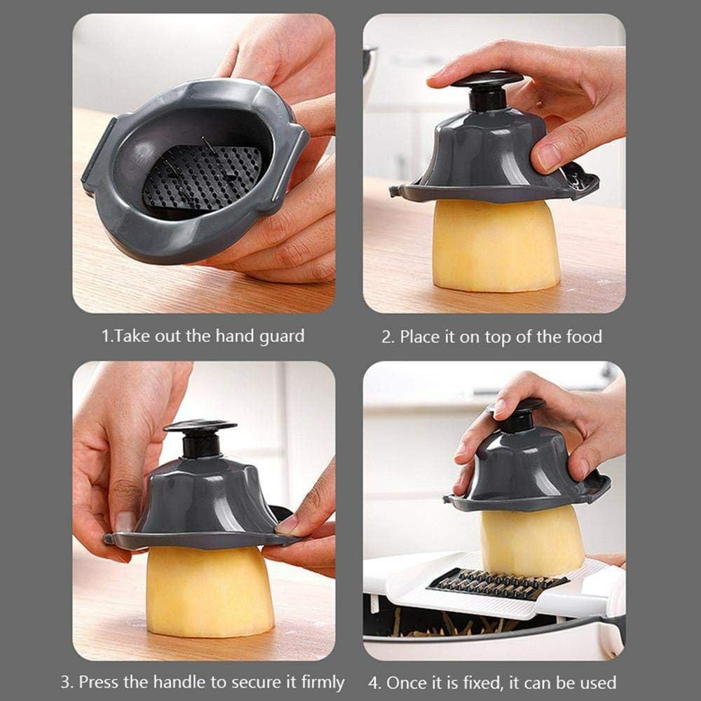 9-in-1 Multifunction Vegetable Cutter with Drain Basket