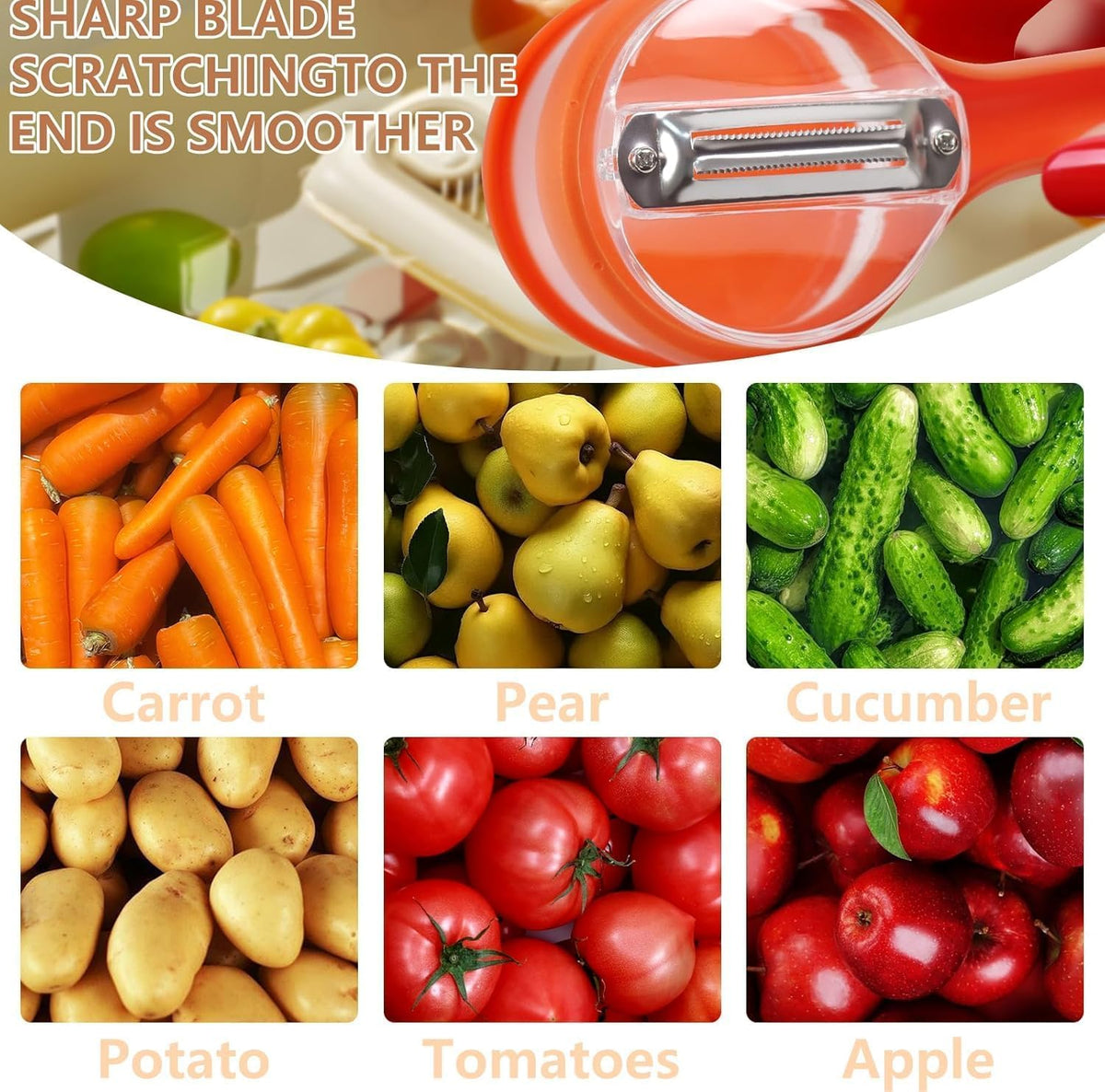 Vegetable Peeler and Fruit Peeler with Storage Box  (CL-89)