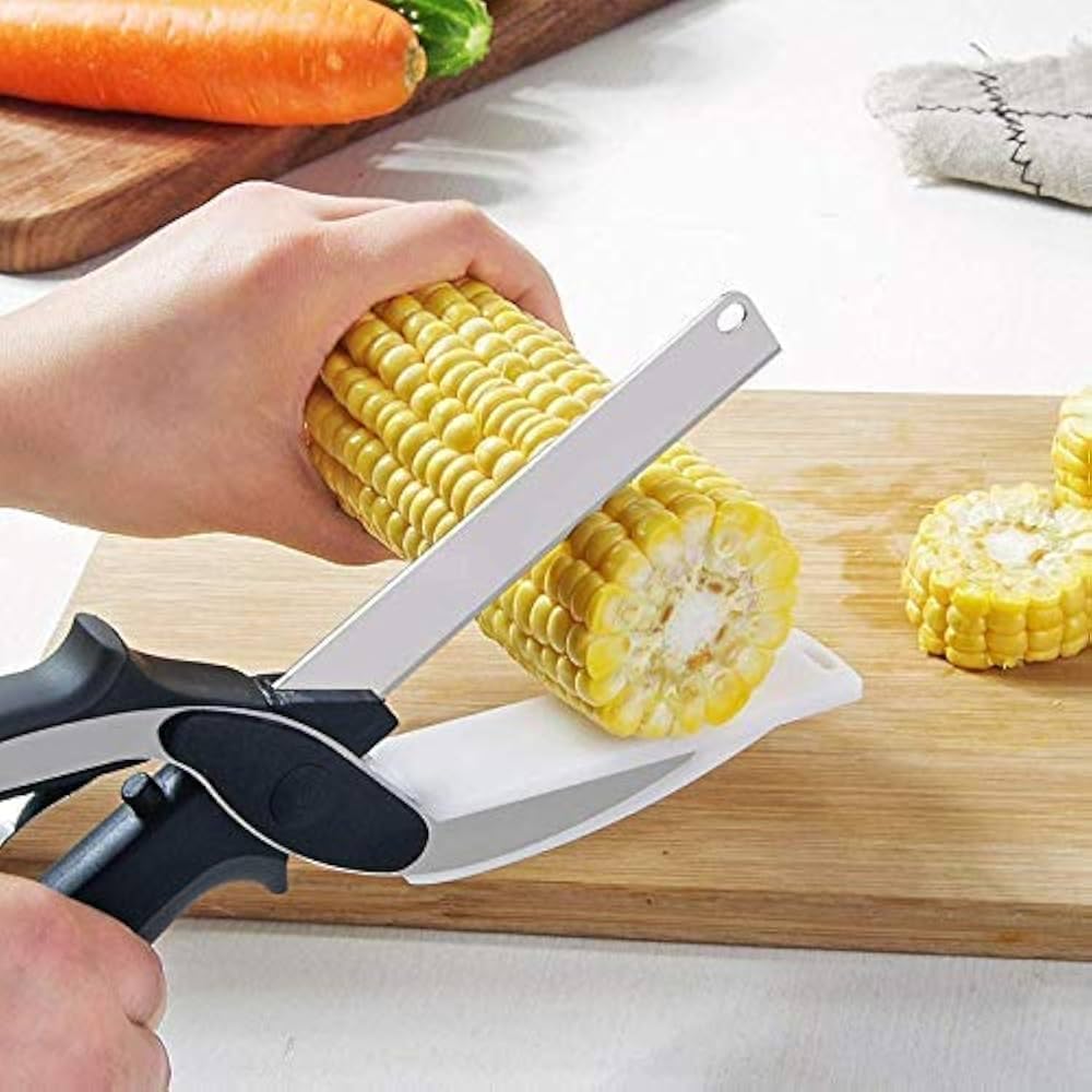 2 in 1 Stainless Steel Smart Clever Cutter