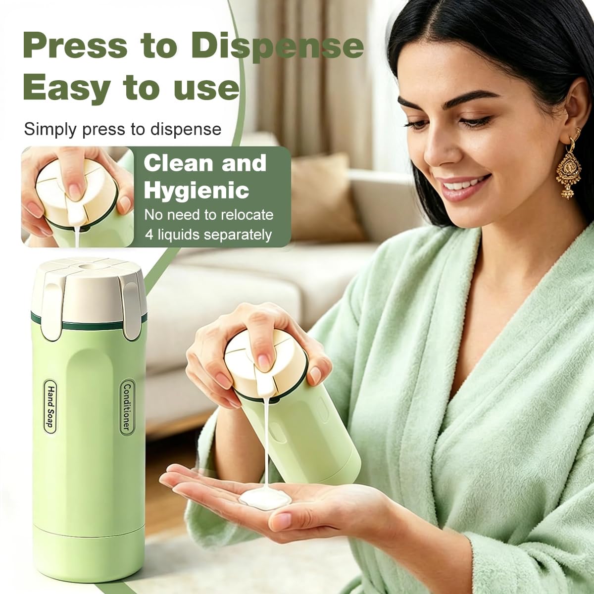4 in 1 Travel Cosmetics Bottle Kit -(CL-58)