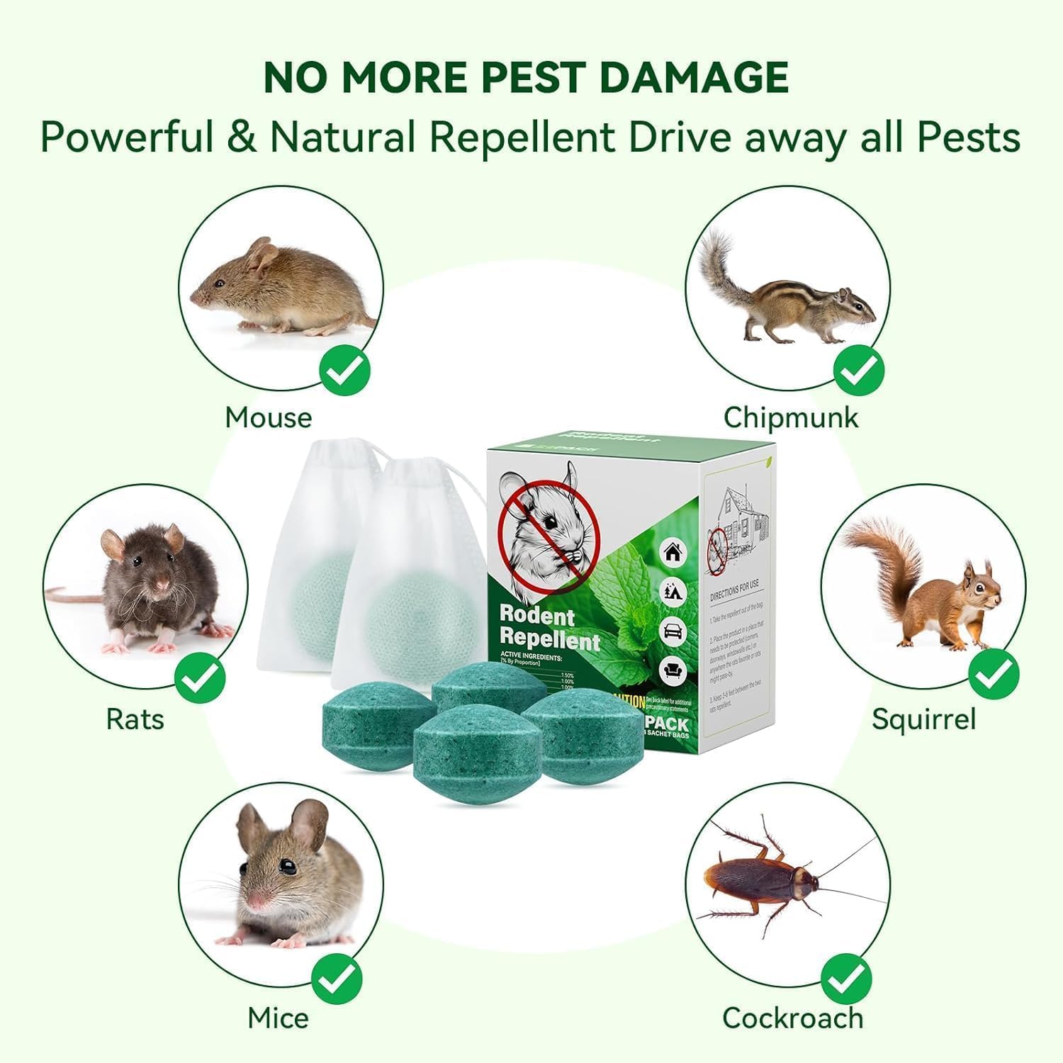 Rat Repellent for Car Home-(pack of 2)