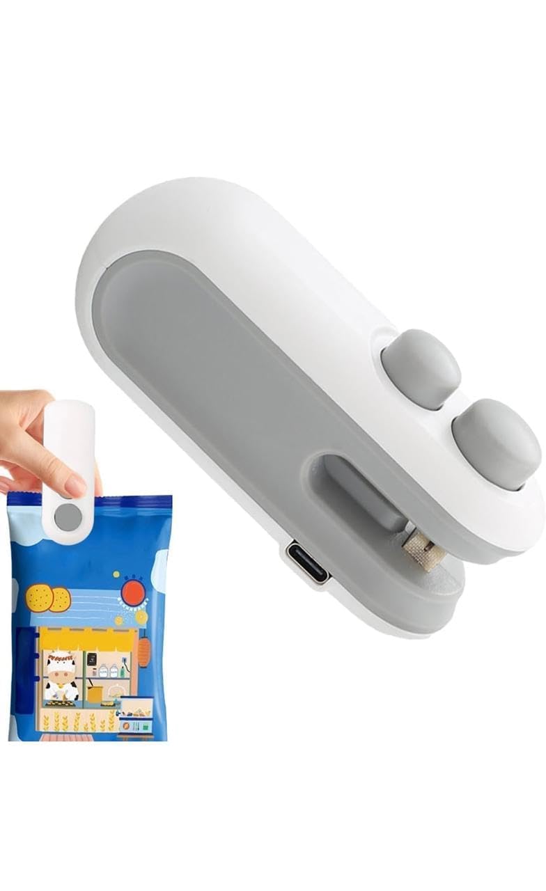 Portable Heat Sealer & Cutter, Food & Snack Storage Bags