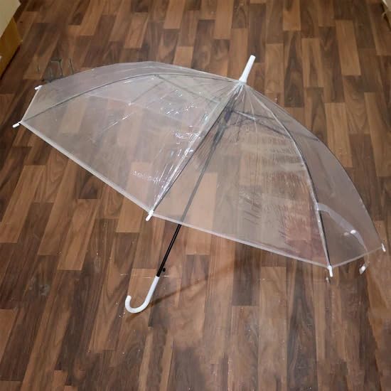Transparent Bubble Umbrella Windproof Waterproof Clear Dome Rain Umbrella