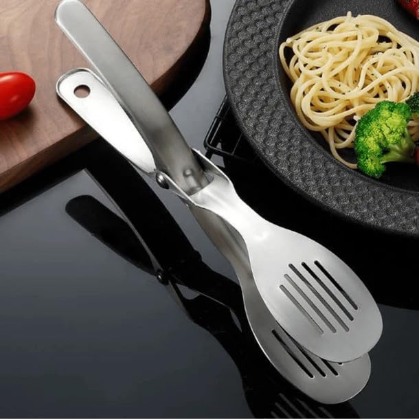 Multi-Purpose Stainless Steel Food Tong Clip