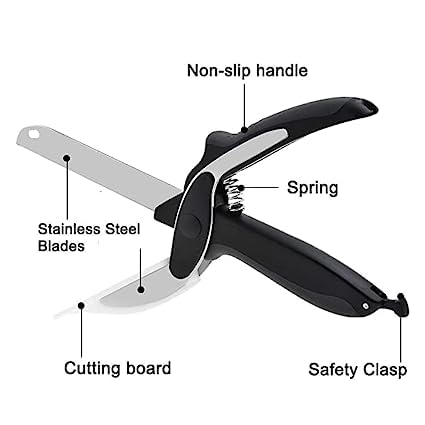 2 in 1 Stainless Steel Smart Clever Cutter