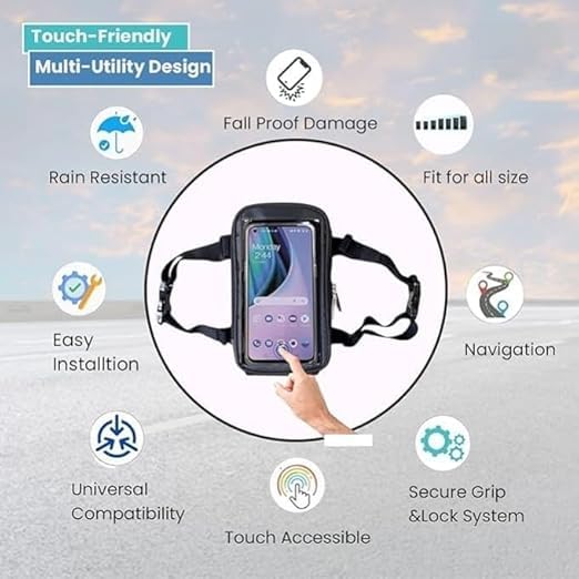 Universal Mobile Holder Mount Pouch Bag