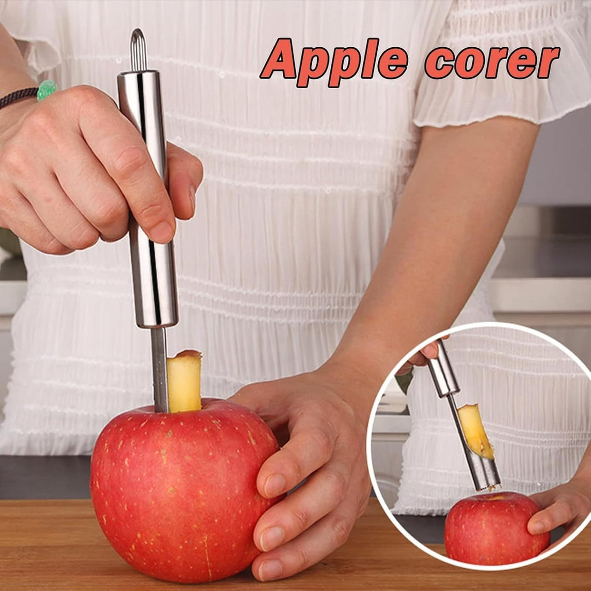 Premium Stainless Steel Apple Corer Remover (CL-111)