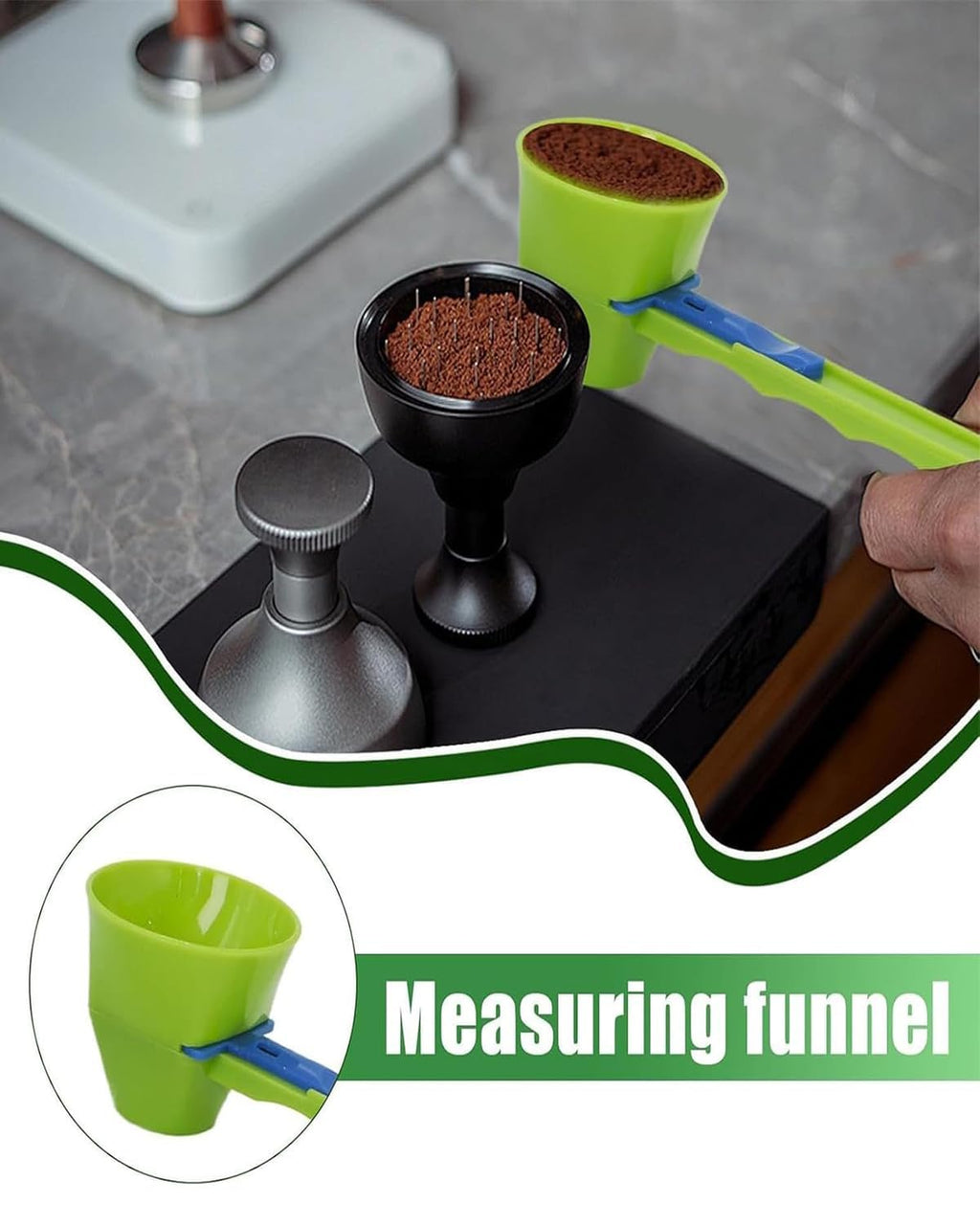 2 in 1 sliding spoon funnel
