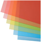 Kuber Industries Plastic Multi Purpose Refrigerator Rectangular Drawer Mats (Multicolour ) - Set of 6 Pcs