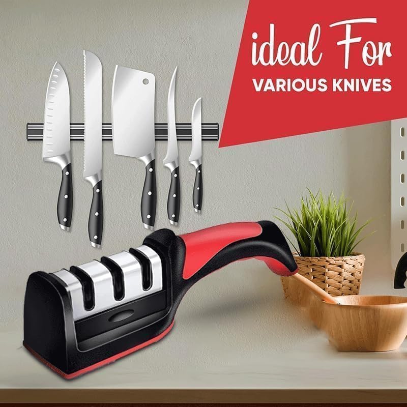 Knife Sharpener Tool with 3-Stage System (CL-87)