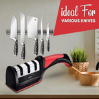 Knife Sharpener Tool with 3-Stage System (CL-87)