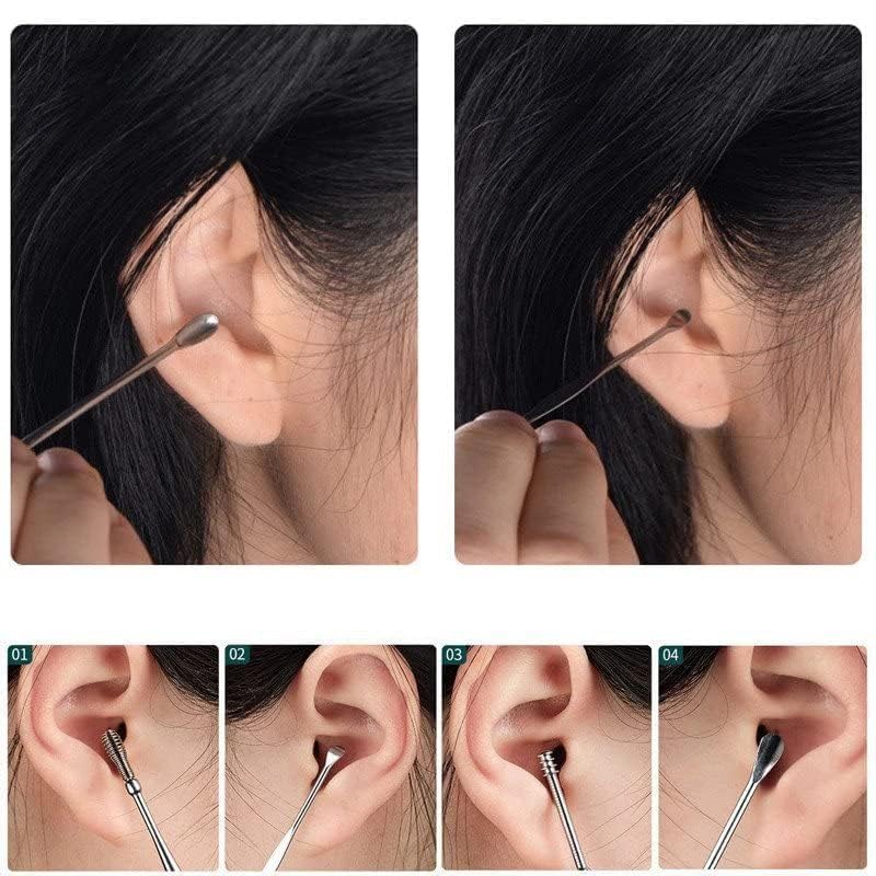 Ear Wax Cleaner Reusable Removal Kit (6 in 1 ) (CL-65)