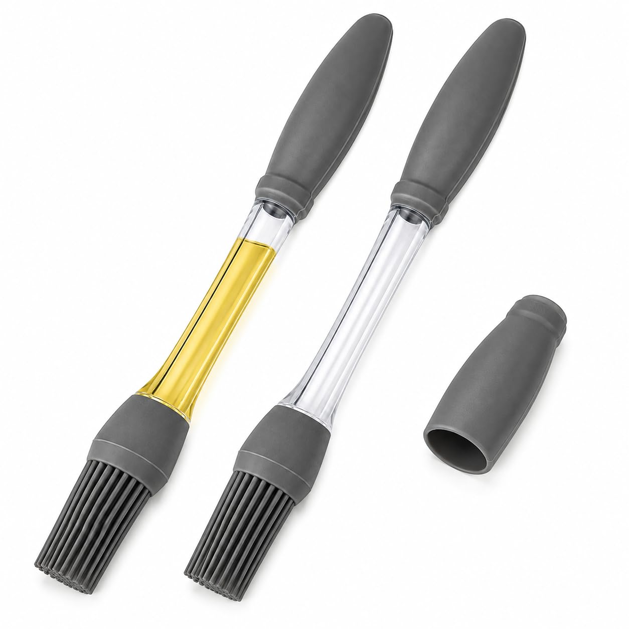 Silicone Basting Brush Set with Built-in Oil Reservoir