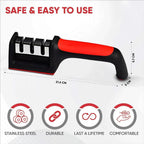 Knife Sharpener Tool with 3-Stage System (CL-87)