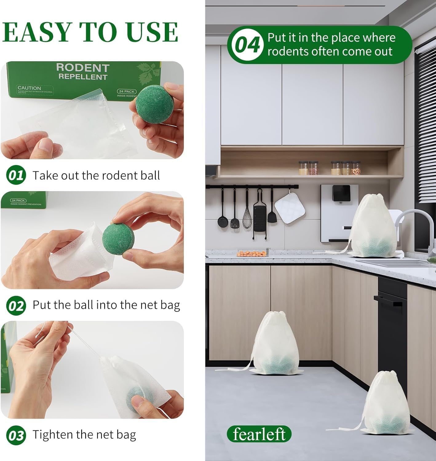 Rat Repellent for Car Home-(pack of 2)