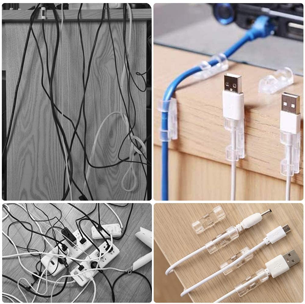 Wire Organizer Cable Management Clip-(Pack of 16)