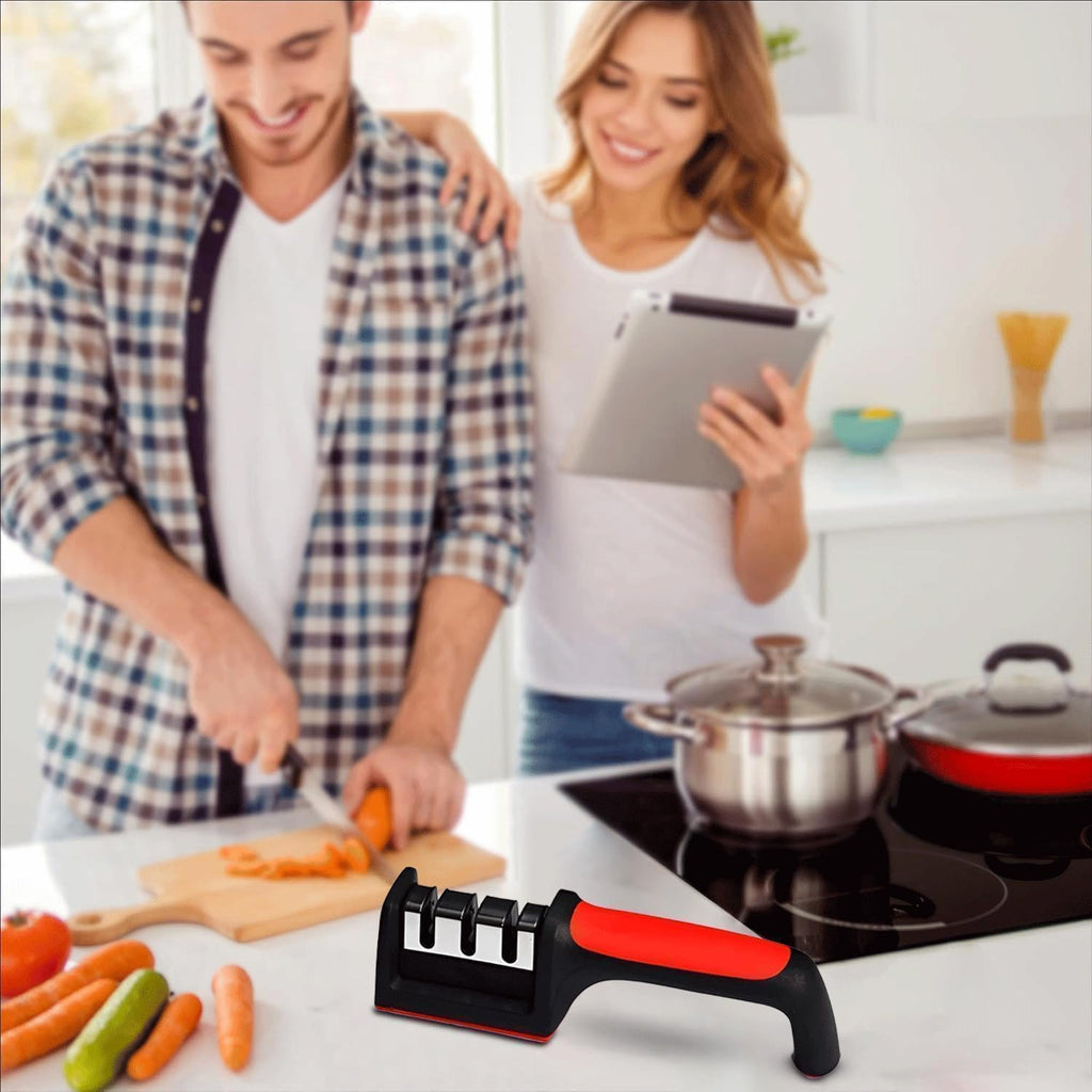 Knife Sharpener Tool with 3-Stage System (CL-87)