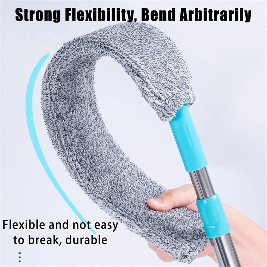 Gap Dust Cleaner Under Appliance Microfiber Duster Dust Brush with Extension Pole