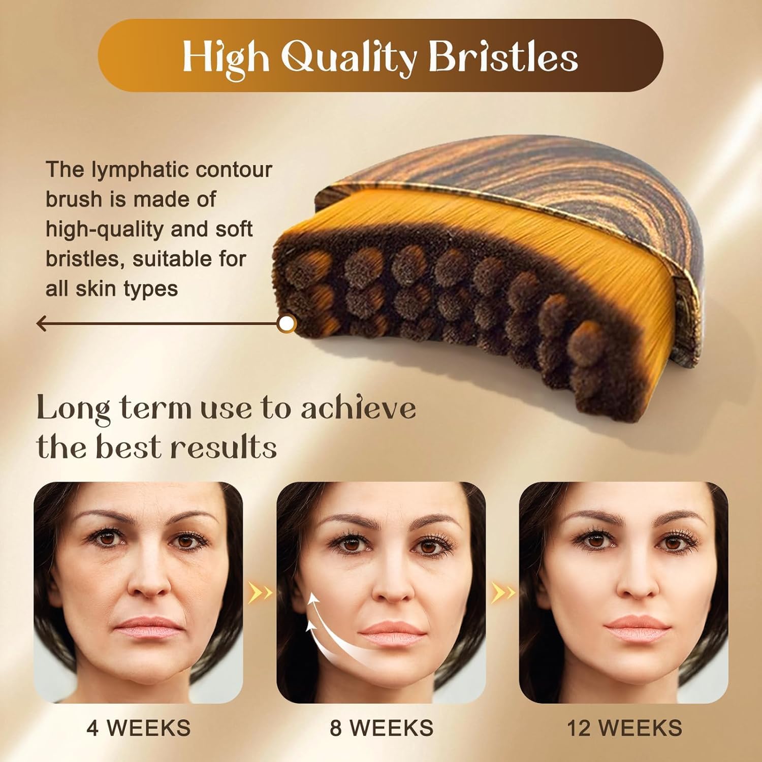 Lymphatic Contour Face Brush ‚Äì Jawline Sculpting & Facial Massage Tool for Face & Neck (CL-76)