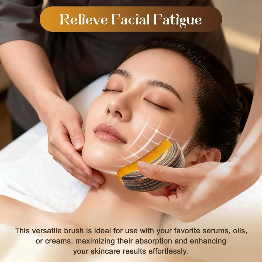 Lymphatic Contour Face Brush ‚Äì Jawline Sculpting & Facial Massage Tool for Face & Neck (CL-76)