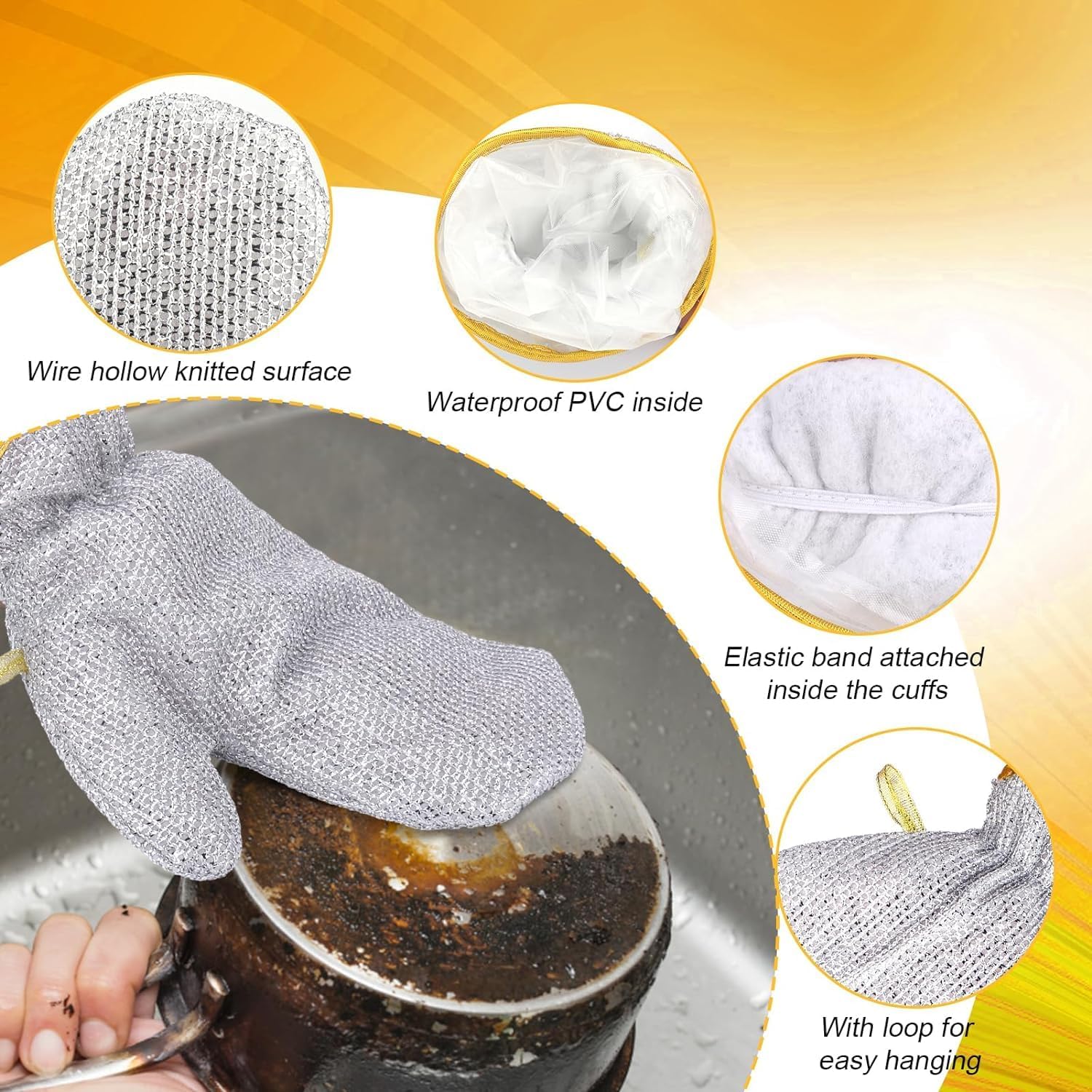 Dishwashing Gloves Household Cleaning Tool