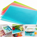 Kuber Industries Plastic Multi Purpose Refrigerator Rectangular Drawer Mats (Multicolour ) - Set of 6 Pcs