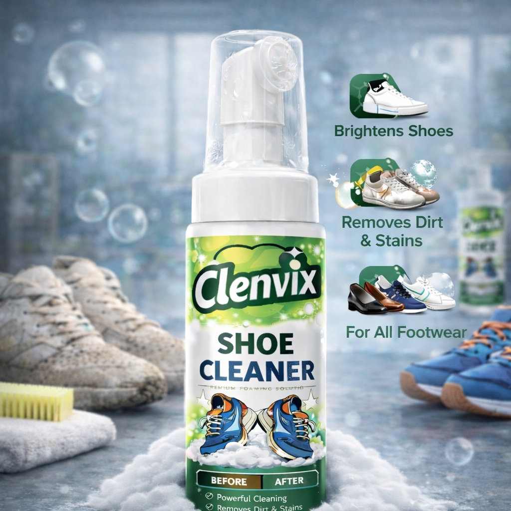 Clenvix Sneaker Cleaner – Instantly Clean & Restore Your Shoes