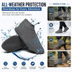 Waterproof Silicone Shoe Covers for Men & Women | Anti-Slip Reusable Rain Shoe Protector (CL-28)